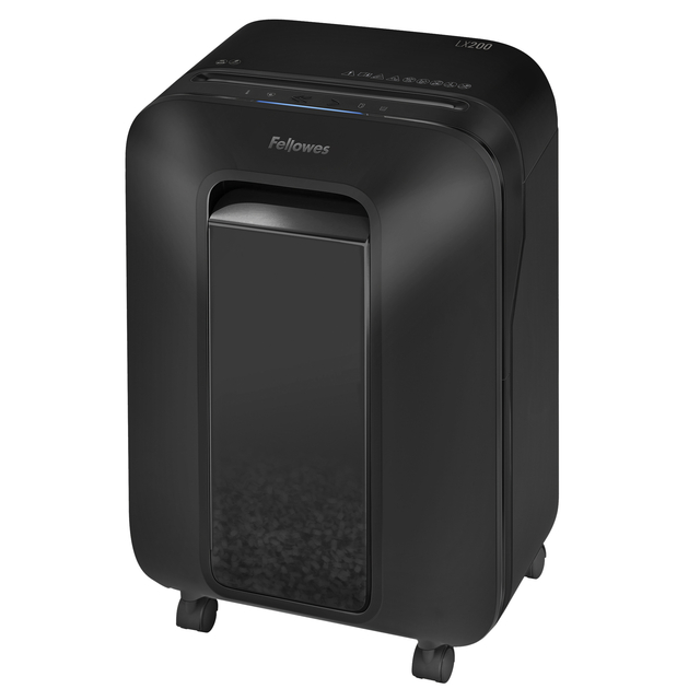 Destructeur Fellowes Powershred LX200 particules 4x12mm noir