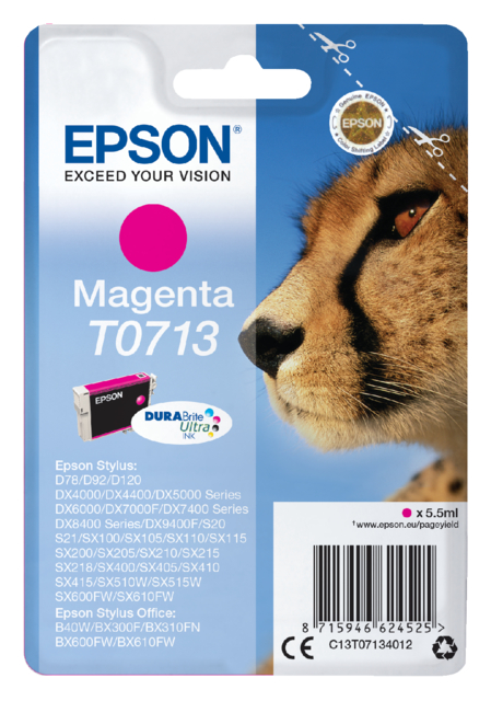 Cartouche d’encre Epson T07134 rouge