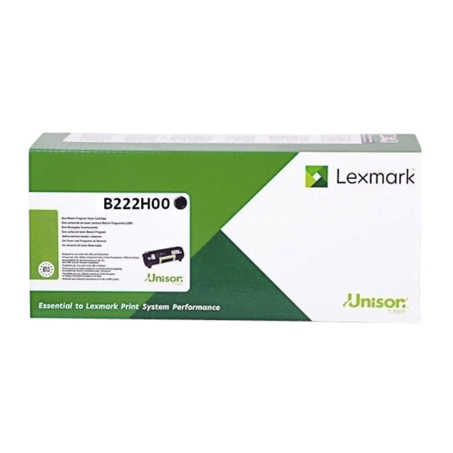 Cartouche toner Lexmark B222H00 noir