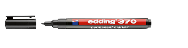 Marqueur edding 370 ogive 1mm noir