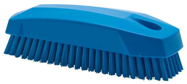 Brosse à ongles Vikan dure 130mm bleu