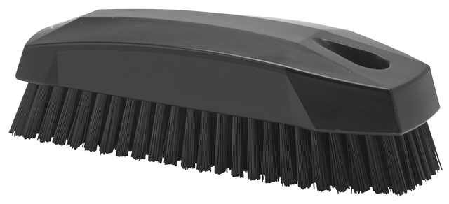 Brosse à ongles Vikan dure 130mm noir