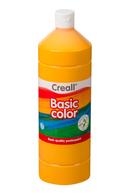 Plakkaatverf Creall basic donkergeel 1000ml