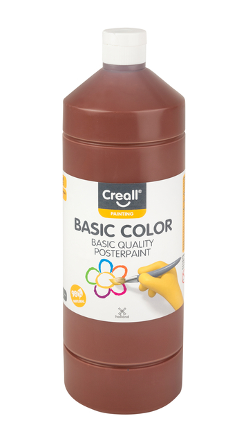 Gouache Creall Basic brun foncé 1000ml