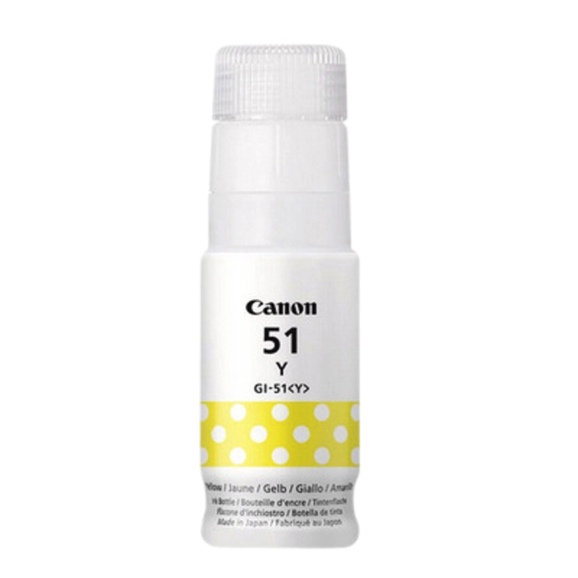 Flacon d''encre Canon GI-51 70ml jaune