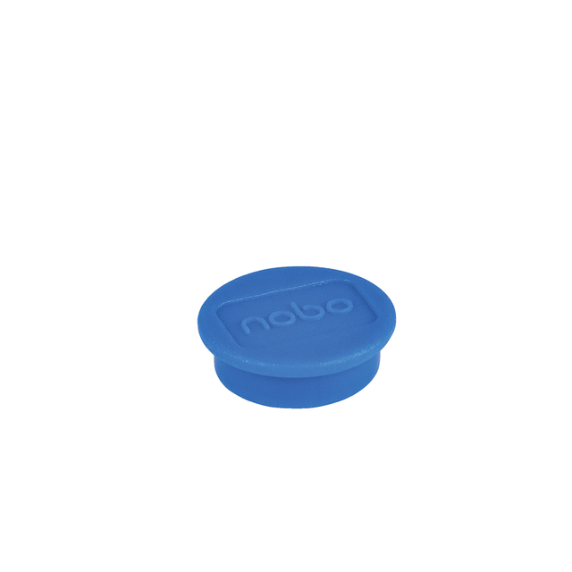 Magneet Nobo 13mm 100gr blauw 10 stuks