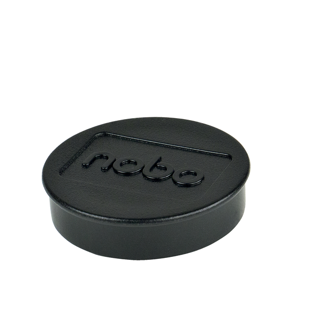 Aimant Nobo 38mm noir 10 pièces