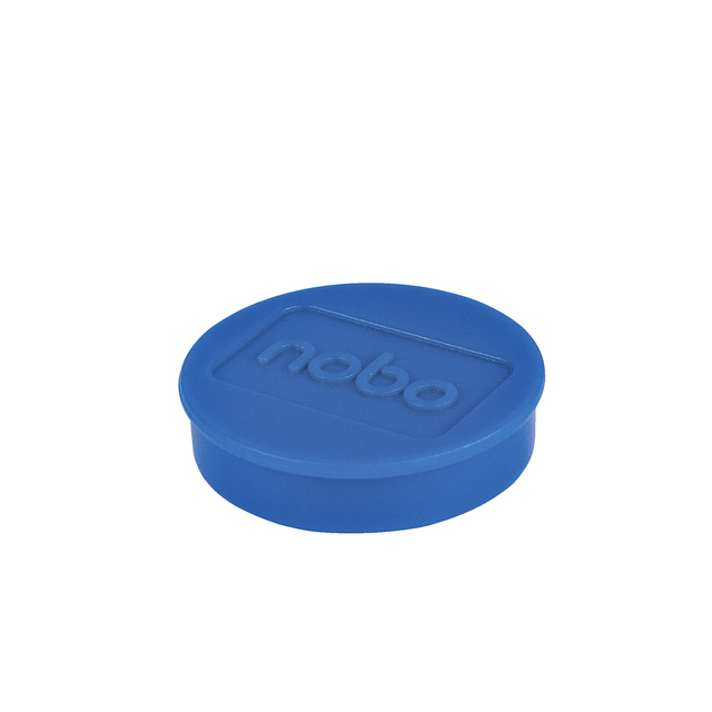 Aimant Nobo 32mm bleu 10 pièces