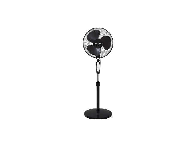 Ventilateur sur pied BRASQ avec télécommande Ø 40cm noir