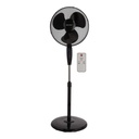 Ventilateur sur pied BRASQ avec télécommande Ø 40cm noir