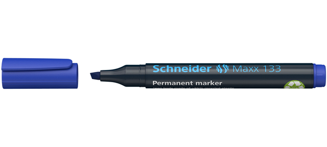 Marqueur permanent Schneider Maxx 133 biseauté 1-4mm bleu