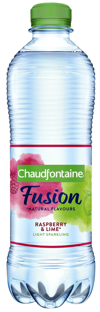 Eau Chaudfontaine Fusion framboise/llime PET 500ml