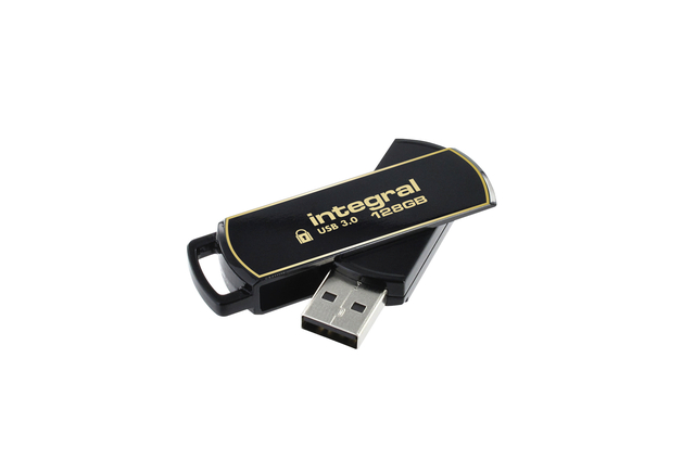 Clé USB Integral 3.0 Secure 360 128Go noir