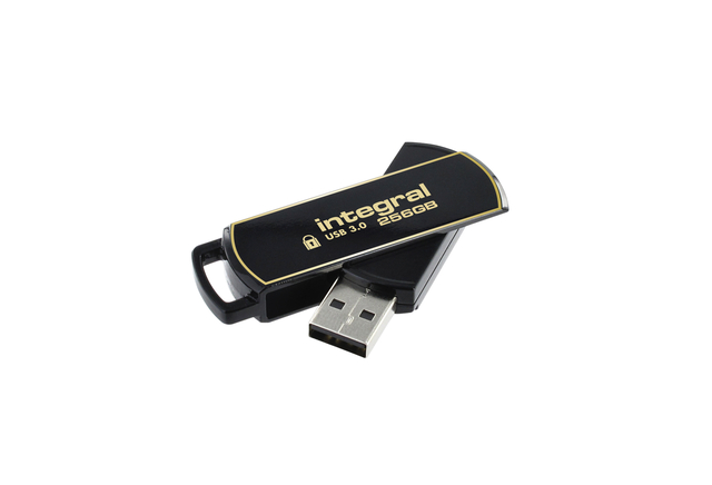 Clé USB 3.0 Integral Secure 360 USB-A 256Go noir