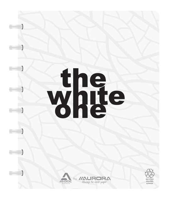 Cahier ADOC Recycled A5 uni 144 pages 80g uni PP blanc