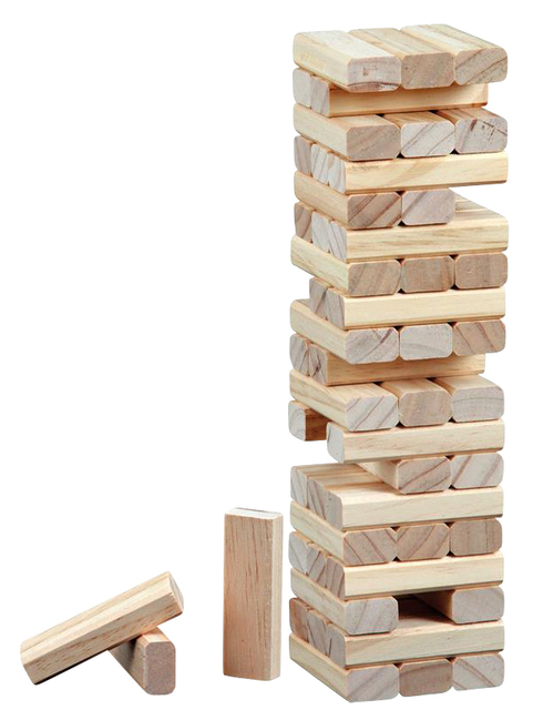 Jeu la tour Jenga en bois