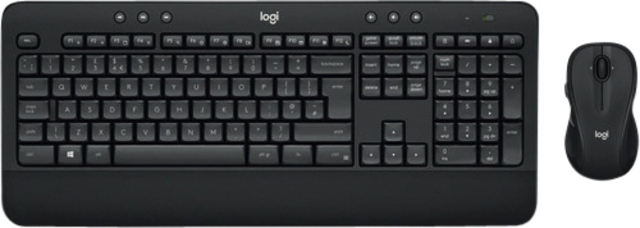 Clavier Logitech MK540 QWERTY + souris sans fil