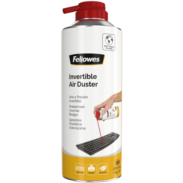 Aérosol dépoussièrant Fellowes à air tout sens sans HFC 200ml