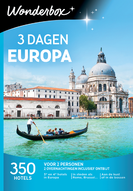 Wonderbox Leeg 3 Dagen Europa