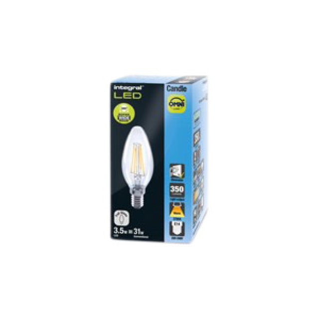 Lampe LED Integral E14 4,5W 2700K blanc chaud 250 lumens