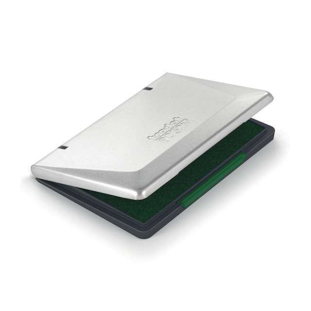Tampon encreur Trodat 9072M métal 110x70mm vert