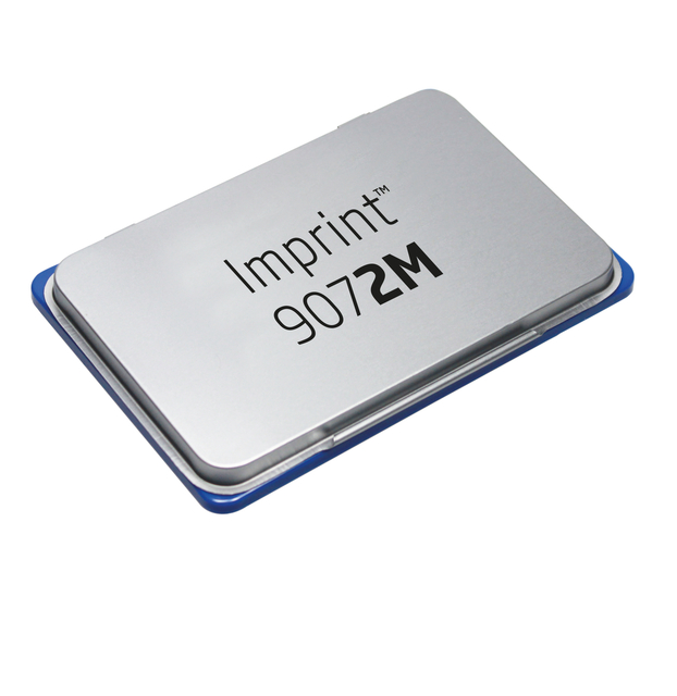 Tampon encreur Trodat 9072M métal 110x70mm bleu