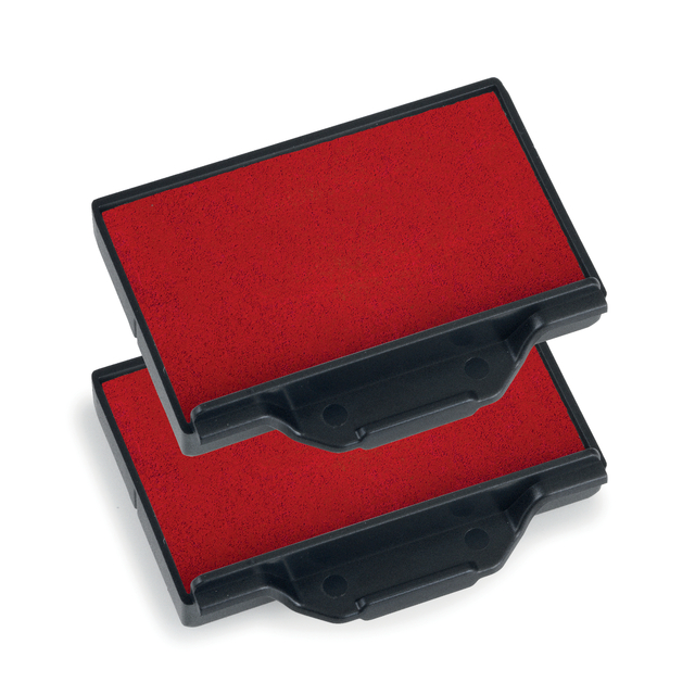 Cassette d'encrage Trodat Professional 6/53 2 pièces rouge