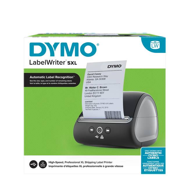 Imprimante étiquettes Dymo LabelWriter 5XL noir