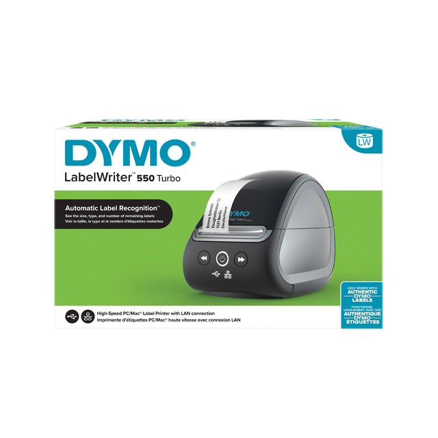 Imprimante étiquettes Dymo LabelWriter 550 turbo noir