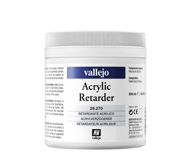 Acrylverf Acrylicos Vallejo 500ml Retarder medium