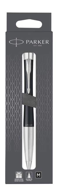Stylo bille Parker Urban Muted Black Twist CT Medium