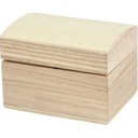 Coffret trésor Creativ Company 8x6x4,5cm bois