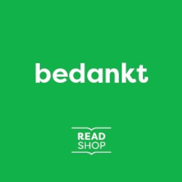 Autocollant "Bedankt"