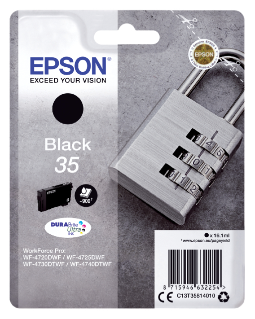 Inktcartridge Epson 35 T3581 zwart