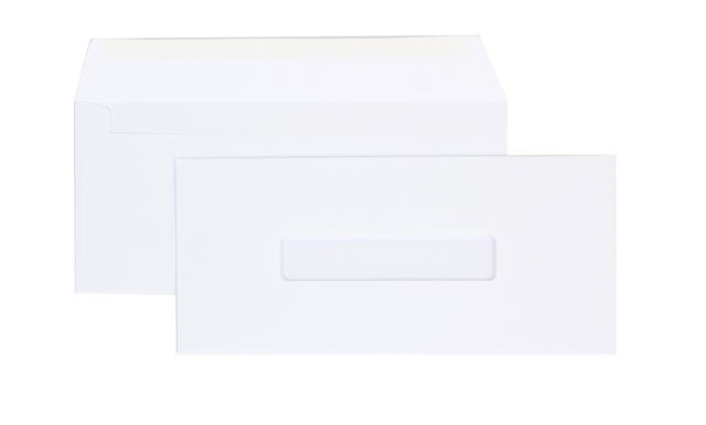 Envelop office 109x224-ea6 gom vm 80gr venster 2,5x11mm midden