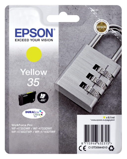 Inktcartridge Epson 35 T3584 geel