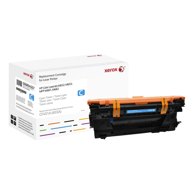 Cartouche toner Xerox alternative pour HP CF451A 655A bleu