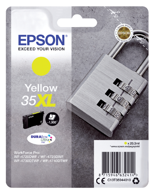 Cartouche d'encre Epson 35XL T3594 jaune