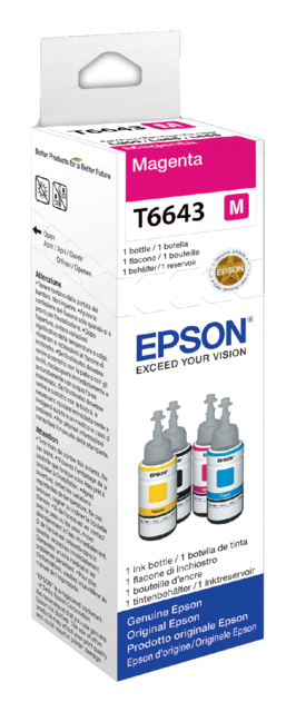 Navulinkt Epson T6643 rood