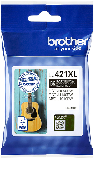 Inktcartridge Brother LC-421XLBK zwart