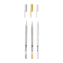 Stylo gel Sakura Gelly Roll The Favourites set 3 couleurs or-argent-blanc