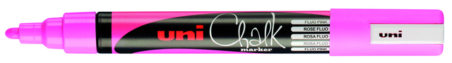 Marqueur craie Uni-ball Chalk ogive 1,8-2,5mm rose fluo