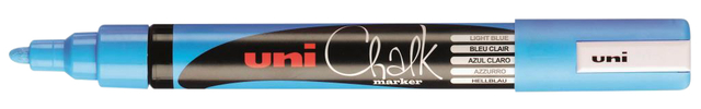 Krijtstift Uni-ball chalk rond 1.8-2.5mm lichtblauw