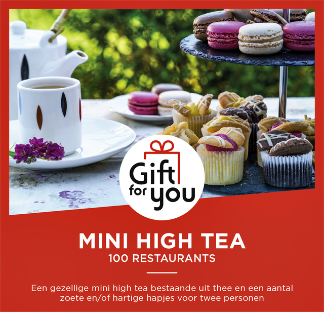 Cadeaubox GFY leeg Mini High Tea