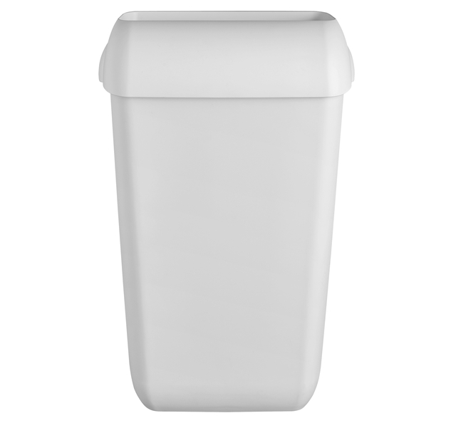 Poubelle Euro QuartzLine ouverte 43 litres blanc