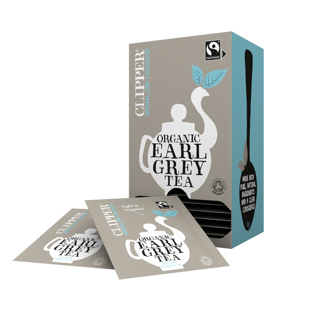 Thé Clipper Fairtrade earl grey Bio 25 sachets