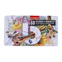 Set dessin Bruynzeel Creatives Art boîte 60 pièces