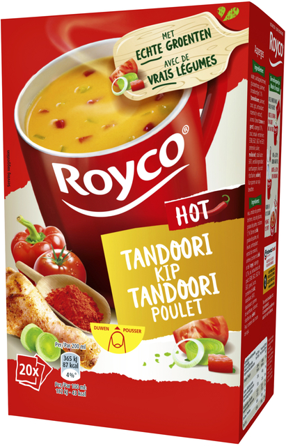 Soep Royco kip tandoori 20 zakjes