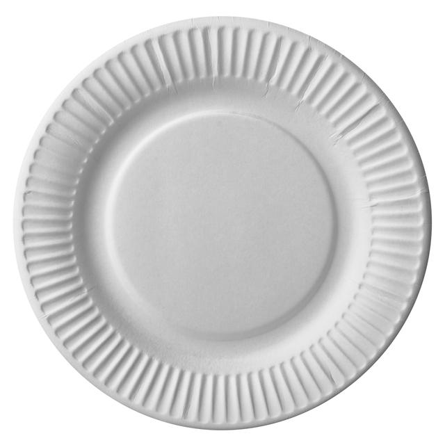 Assiette IEZZY 180mm carton blanc 100 pièces