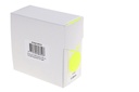 Etiket Rillprint 35mm op rol fluor geel 500 stuks